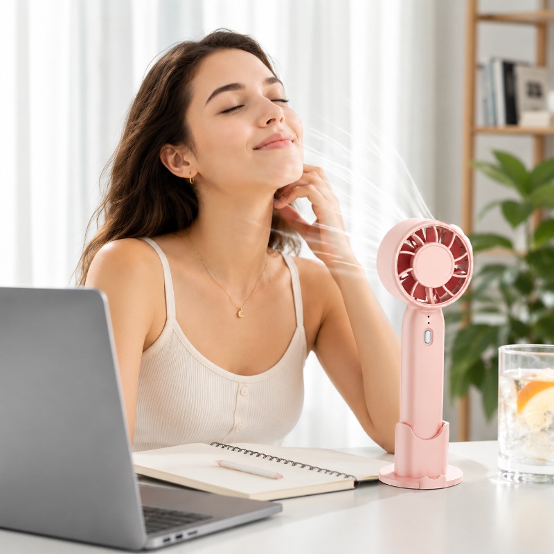 Fan Desk Small Usb - Handheld Fan USB Rechargeable Desk Fan