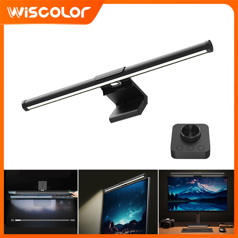 Desk Setup No Monitor - Monitor Light Bar LED Screen Dimming