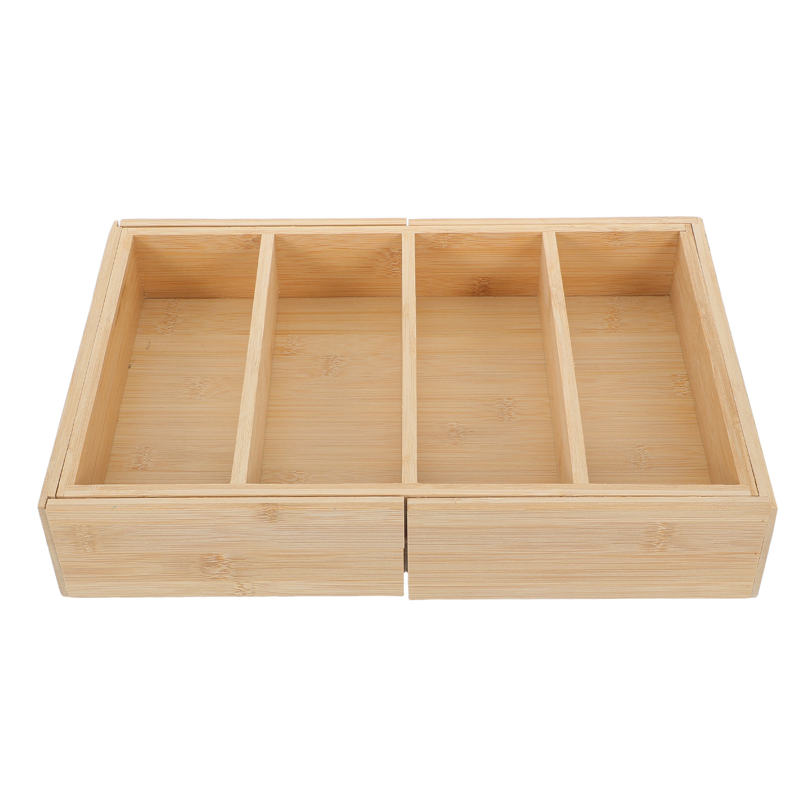 Drawer Organizer Bamboo - Bamboo Expandable Shelf Organizer Adjustable Cabinet