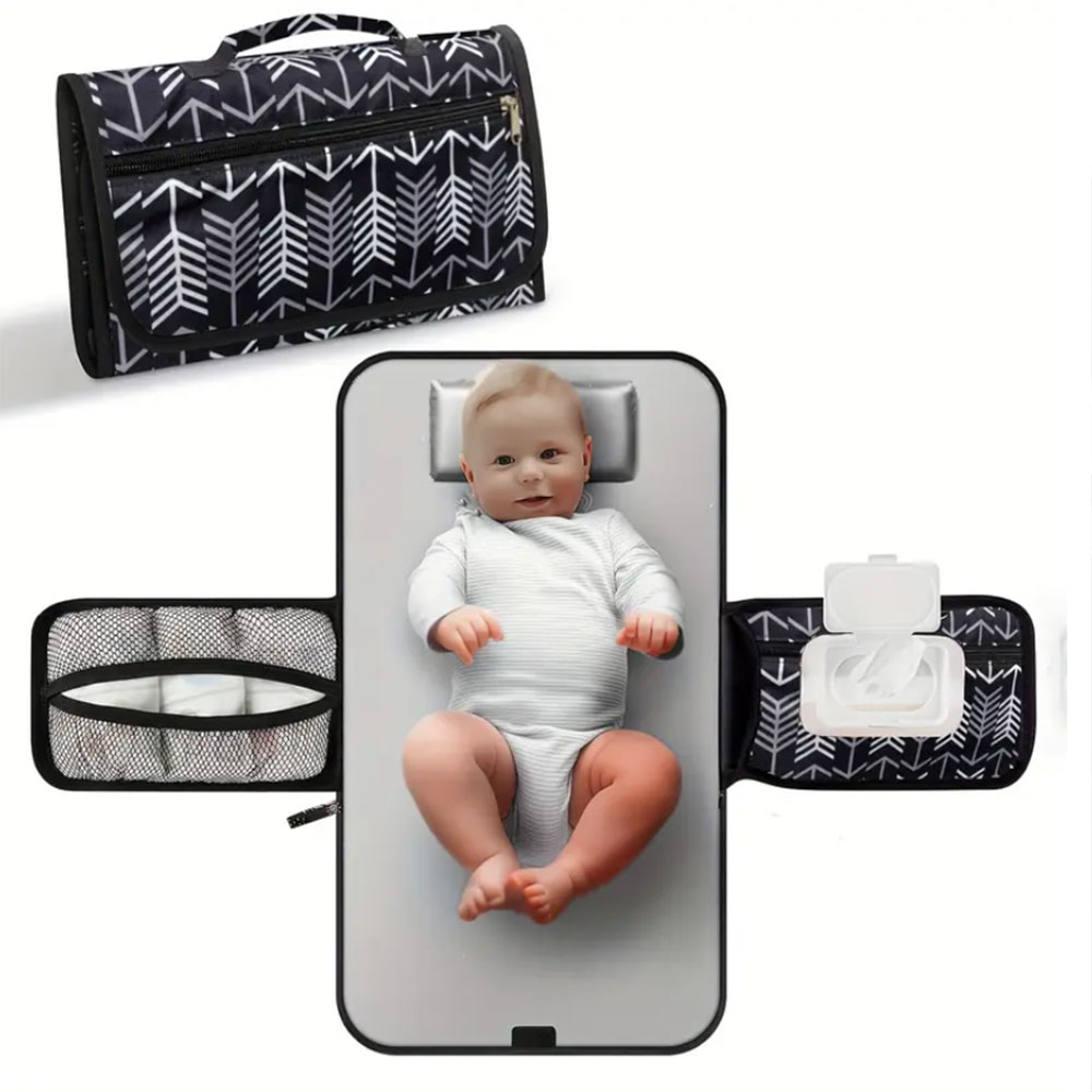 Desk Setup Essentials - Portable Changing Pad for Diaper Bag