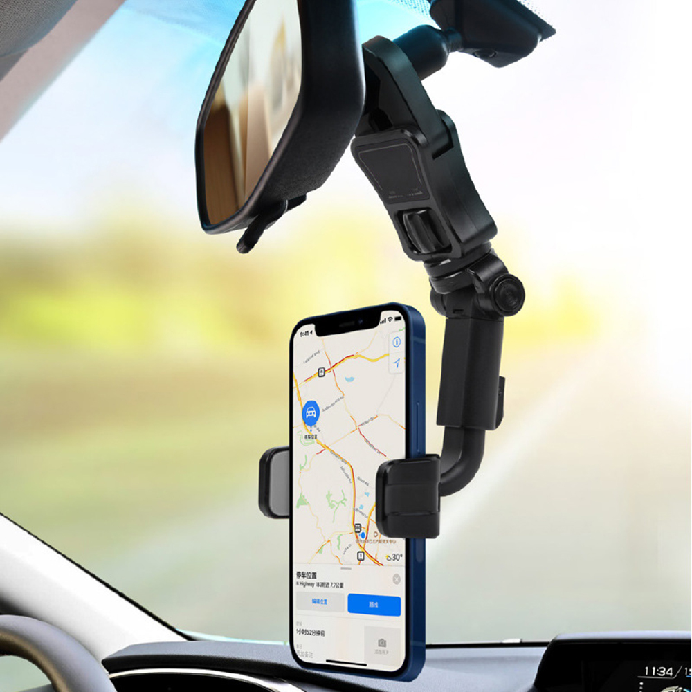 Rearview Mirror Car Phone Moun - Desk Setup Essentials recension och pris