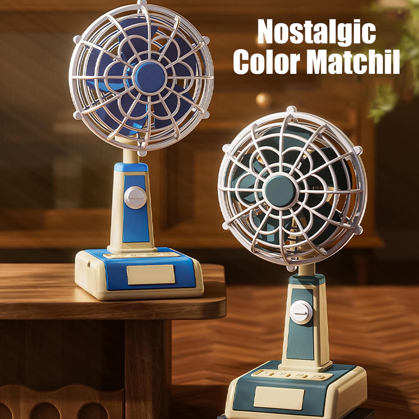 Desk Fan 1800mAh USB Rechargea - Fan Desk Small Usb recension och pris