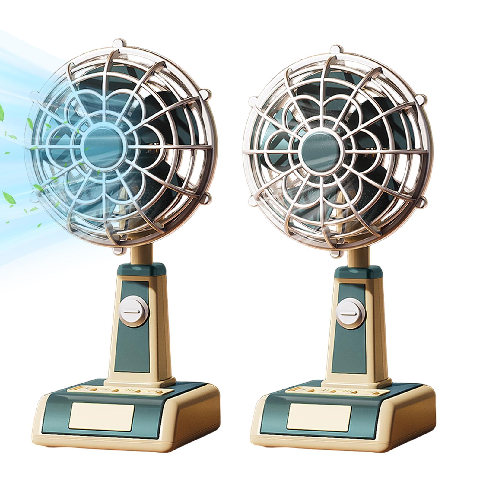 Desk Fan 1800mAh USB Rechargea - Fan Desk Small Usb recension och pris