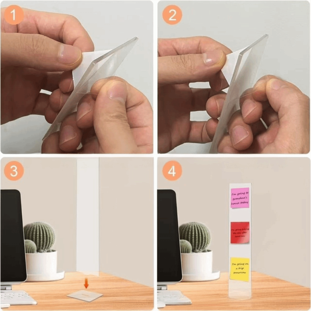 Acrylic Memo Message Board Det - Sticky Memo Holder recension och pris