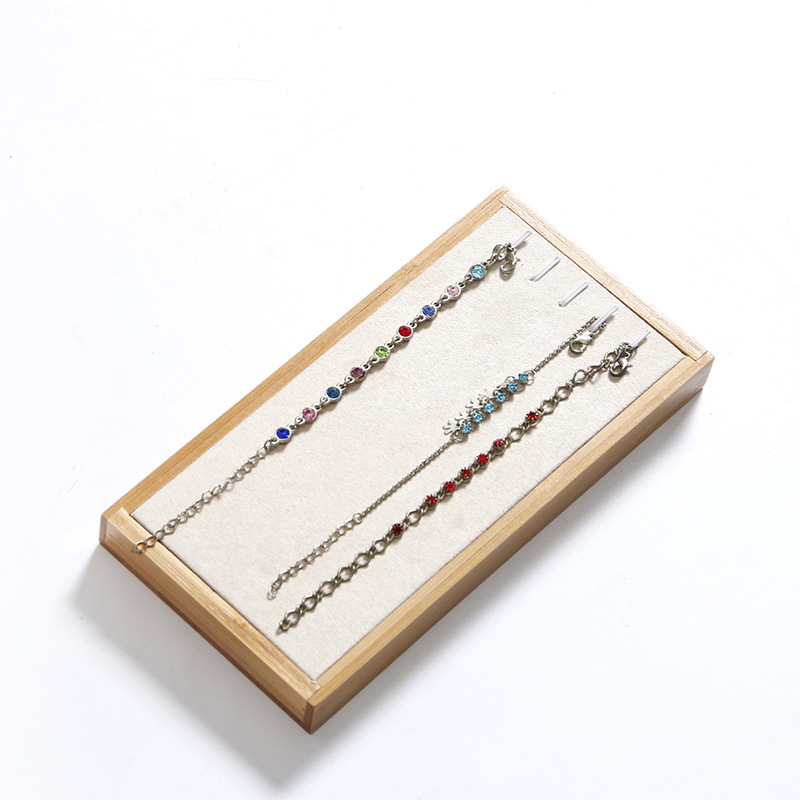 Bamboo Beige Jewelry Rings Dis - Drawer Organizer Bamboo recension och pris