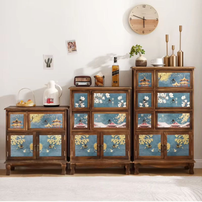 Solid Wood Storage Cabinet  Mu - Drawer Organizer Bamboo recension och pris