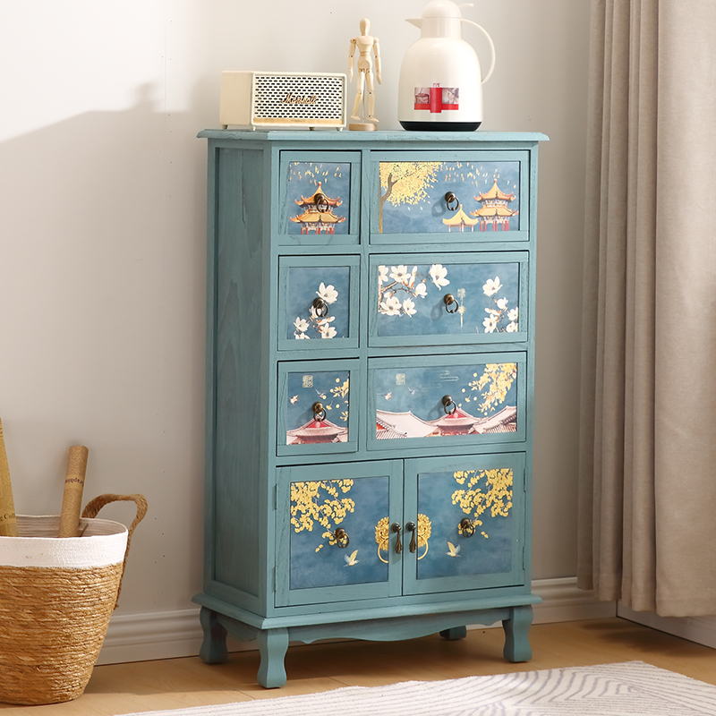 Solid Wood Storage Cabinet  Mu - Drawer Organizer Bamboo recension och pris