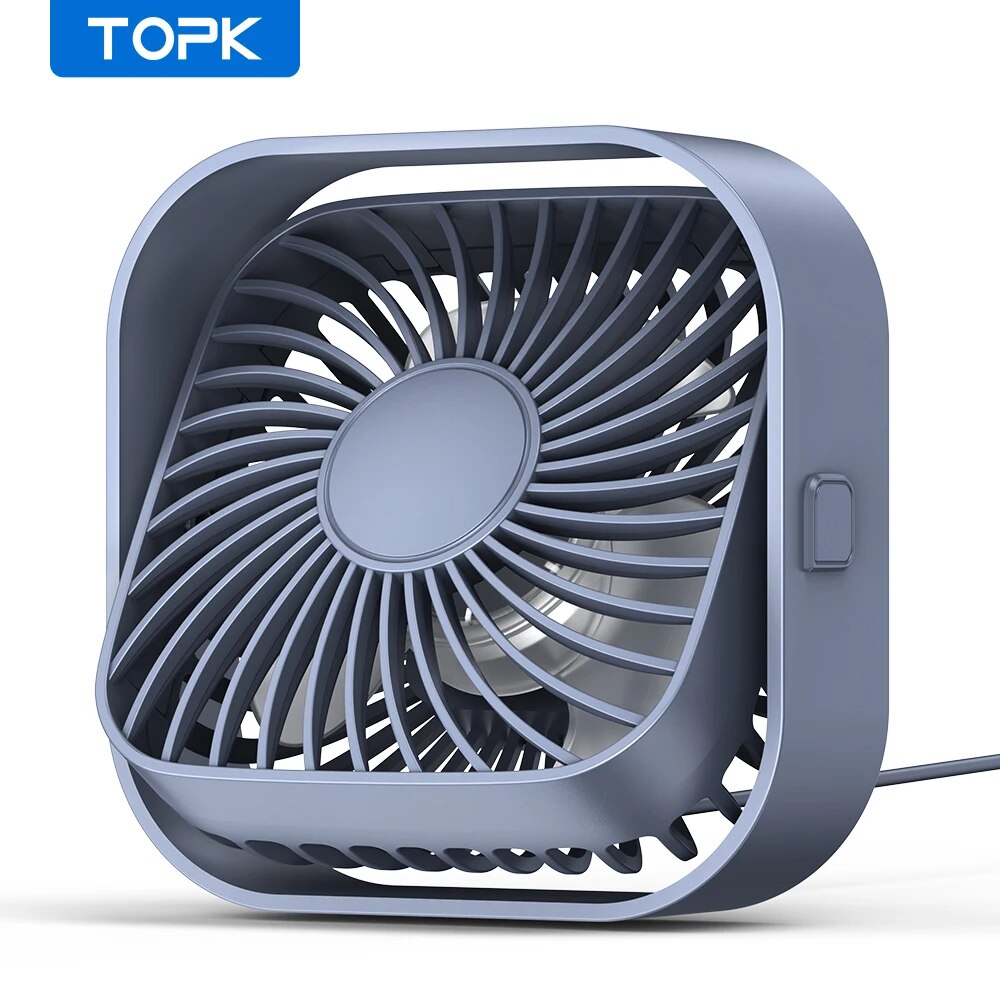 TOPK USB Desk Fan,Strong Airfl - Fan Desk Small Usb recension och pris