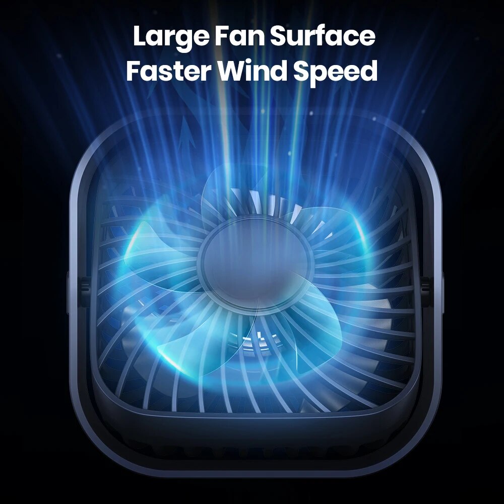 TOPK USB Desk Fan,Strong Airfl - Fan Desk Small Usb recension och pris