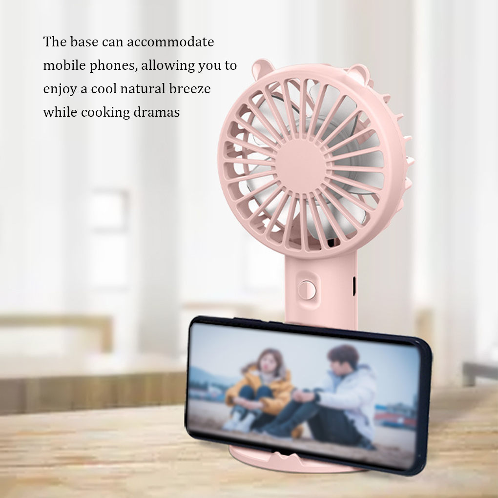 Handheld Fan Portable USB Rech - Fan Desk Small Usb recension och pris