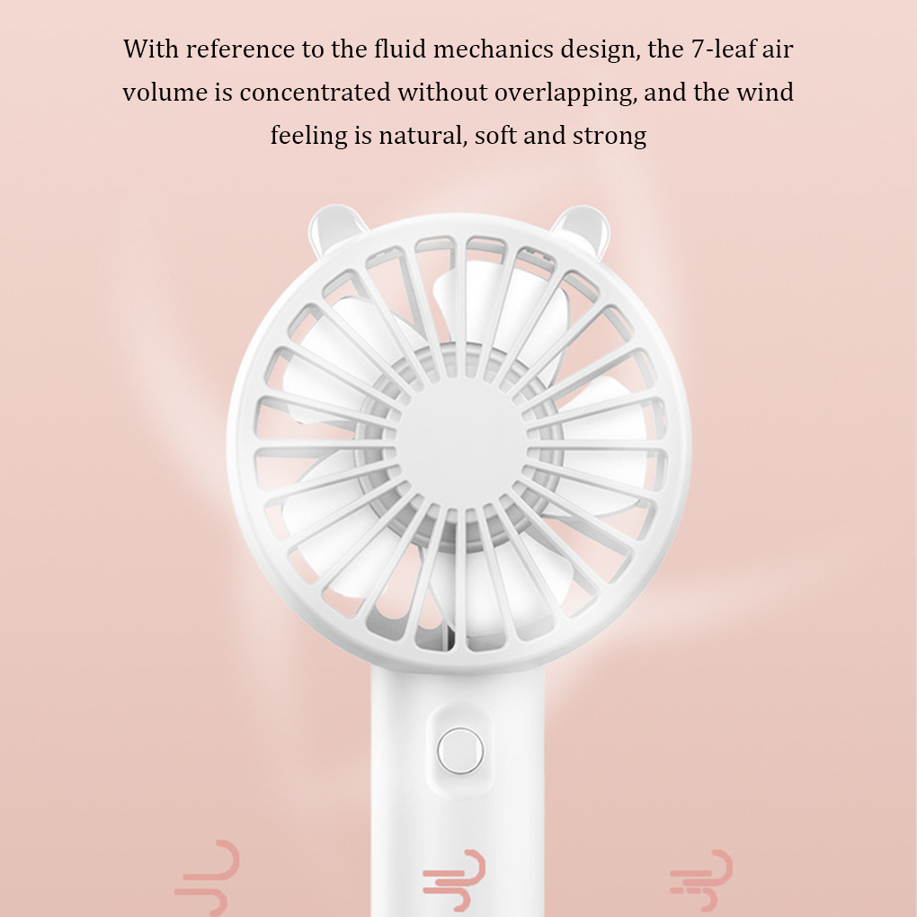Handheld Fan Portable USB Rech - Fan Desk Small Usb recension och pris