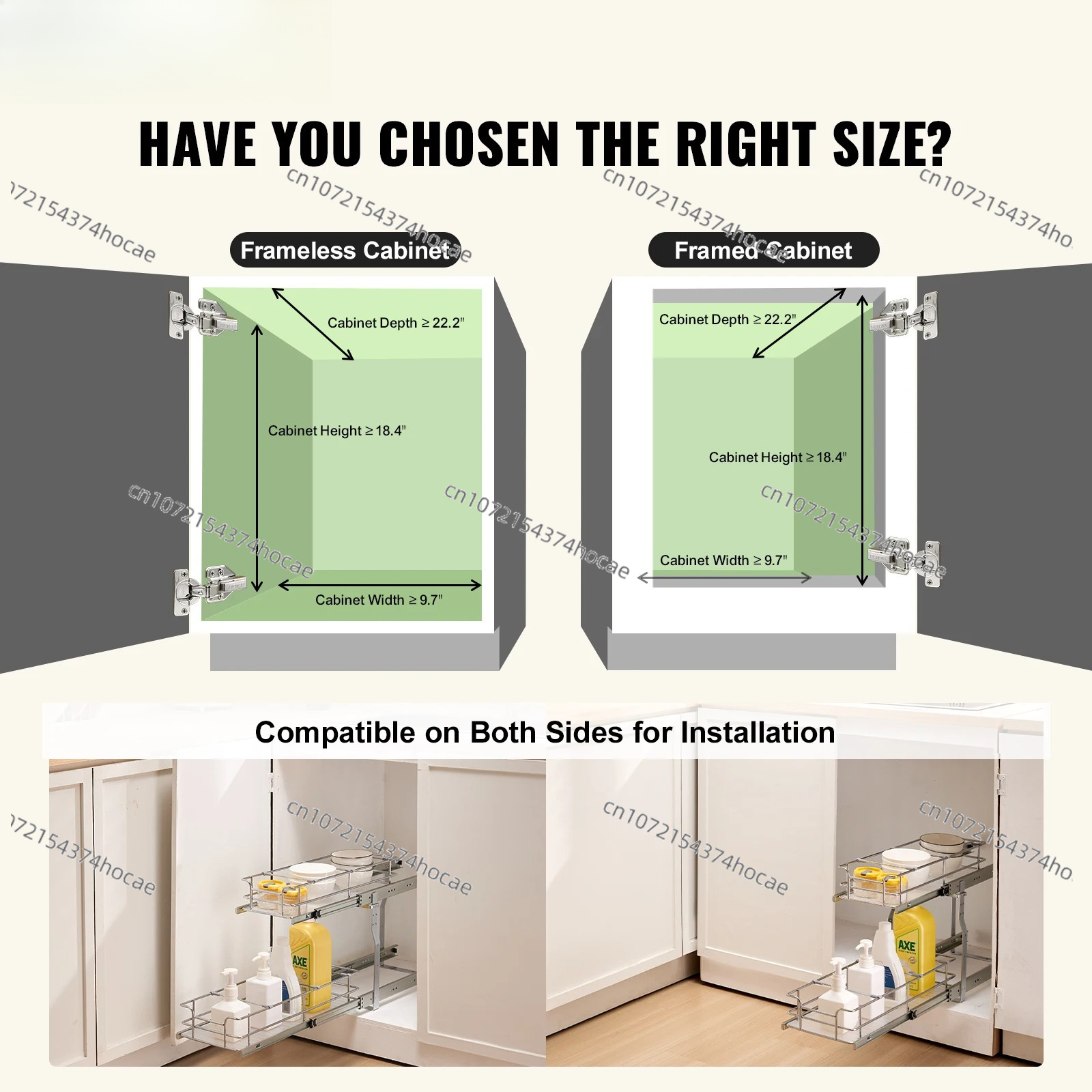 Pull Out Cabinet Organizer Hea - Drawer Organizer Bamboo recension och pris