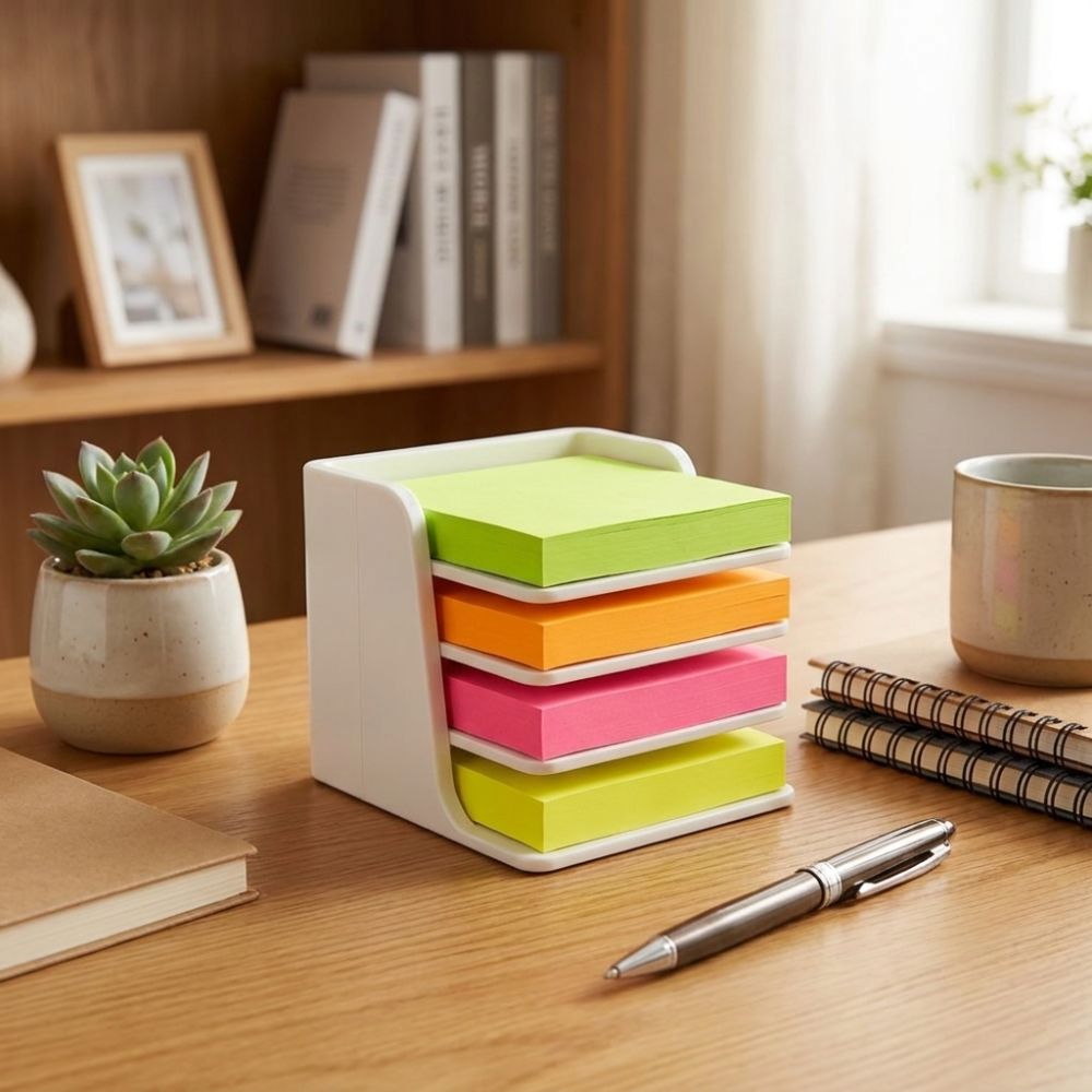 Stackable Sticky Note Holder L - Sticky Memo Holder recension och pris