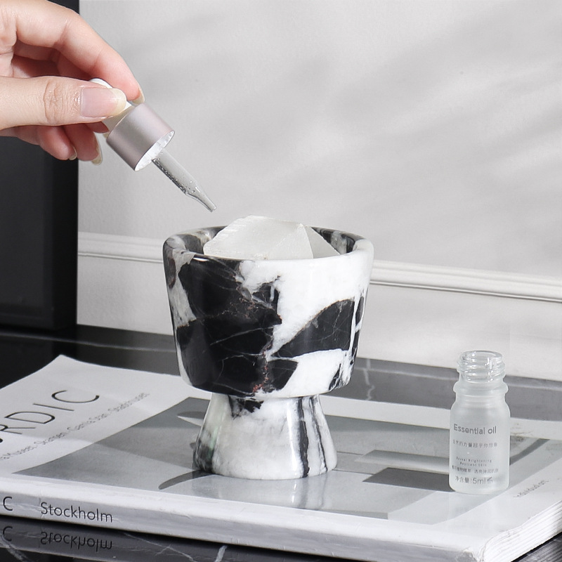 Home Decoration, Marble Candle - Desk Setup Essentials recension och pris