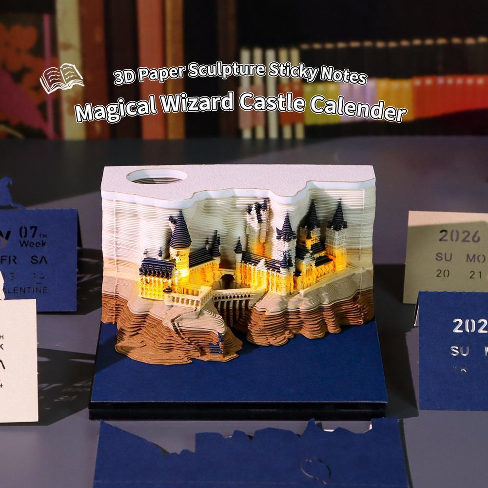 Mystical 3D Desk Calendar Pop- - Sticky Memo Holder recension och pris
