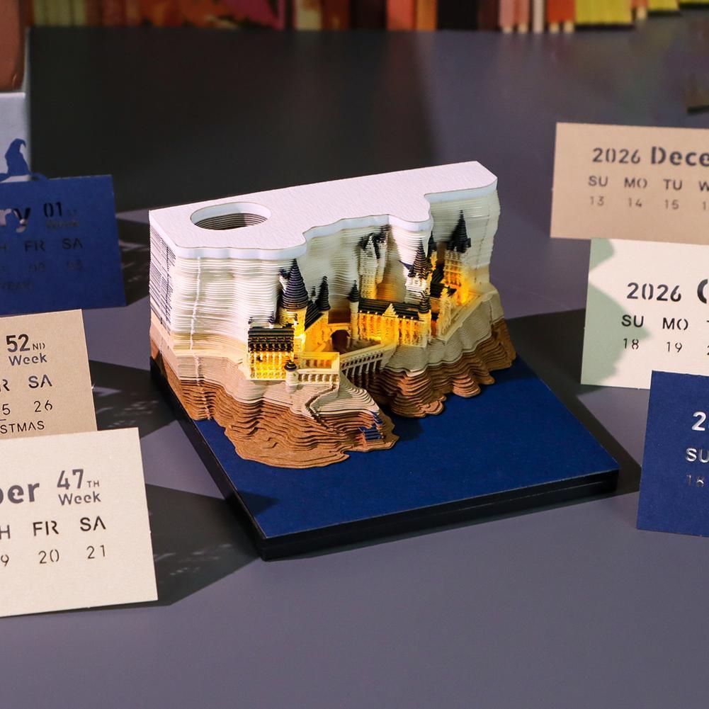 Mystical 3D Desk Calendar Pop- - Sticky Memo Holder recension och pris