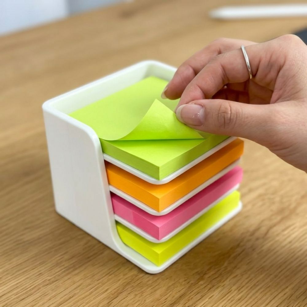 Stackable Sticky Note Holder L - Sticky Memo Holder recension och pris