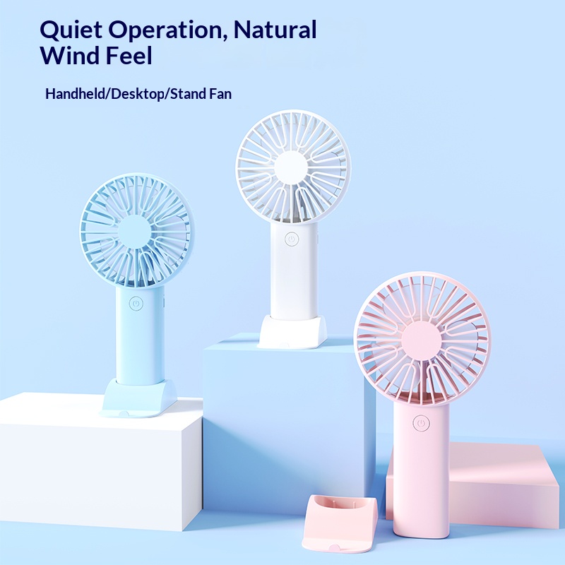 Mini Handheld Fan, 3 In 1 Port - Fan Desk Small Usb recension och pris