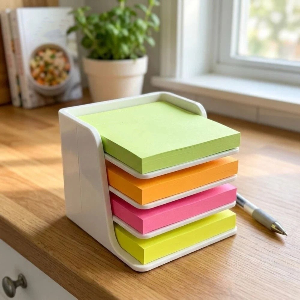 Stackable Sticky Note Holder P - Sticky Memo Holder recension och pris