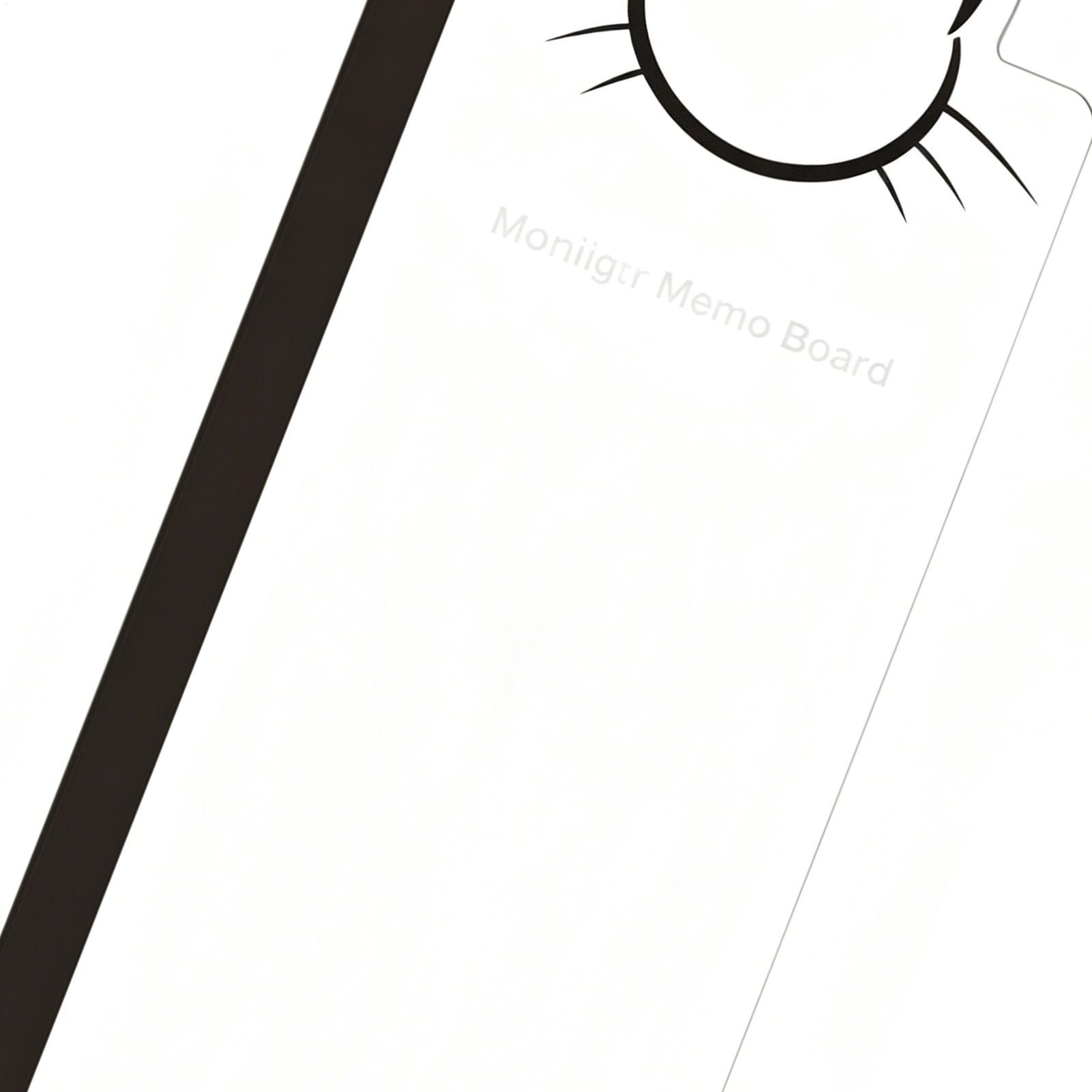 Monitor Side Memo Board Acryli - Sticky Memo Holder recension och pris