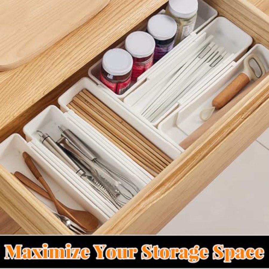 Expandable Drawer Organizer fo - Drawer Organizer Bamboo recension och pris