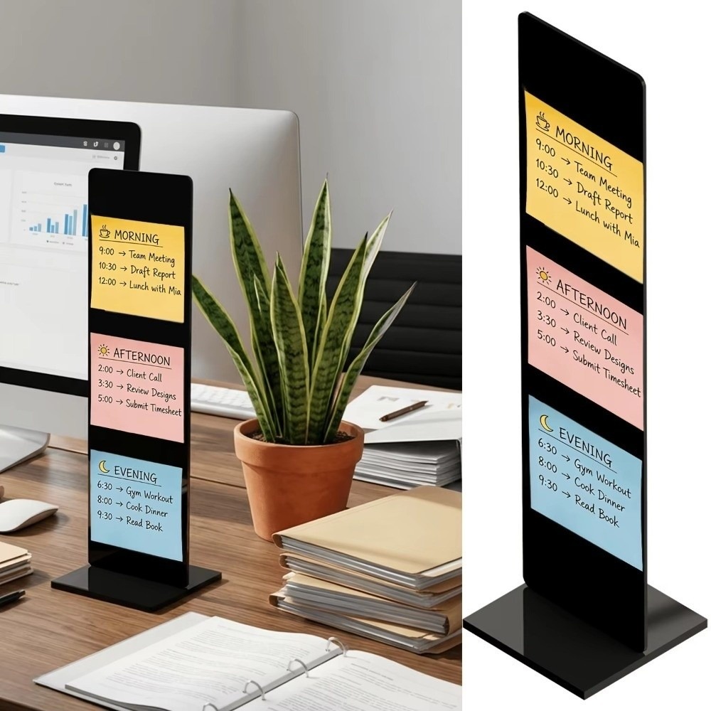 Acrylic Memo Message Board Det - Sticky Memo Holder recension och pris