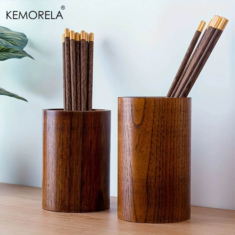 1PCS Wooden Chopsticks Holder  - Drawer Organizer Bamboo recension och pris