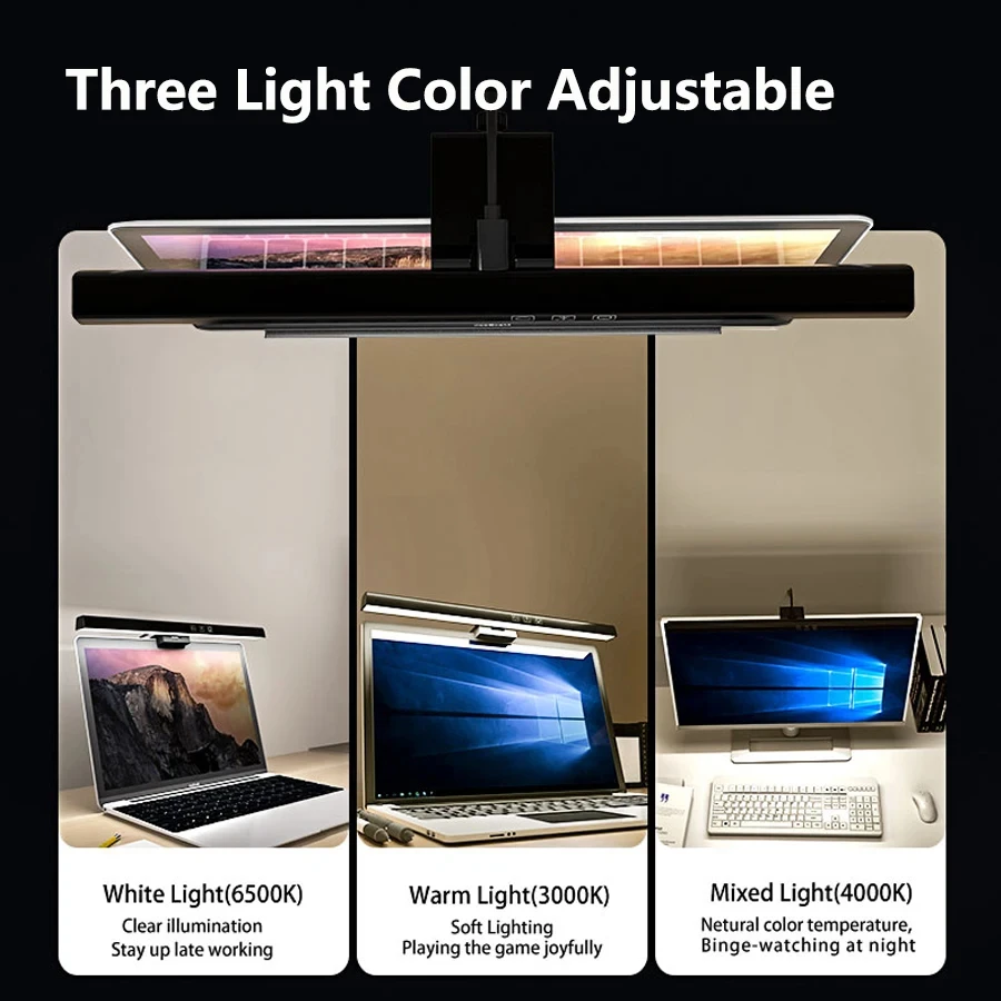 33cm 50cm LED Monitor Light Re - Desk Setup No Monitor recension och pris