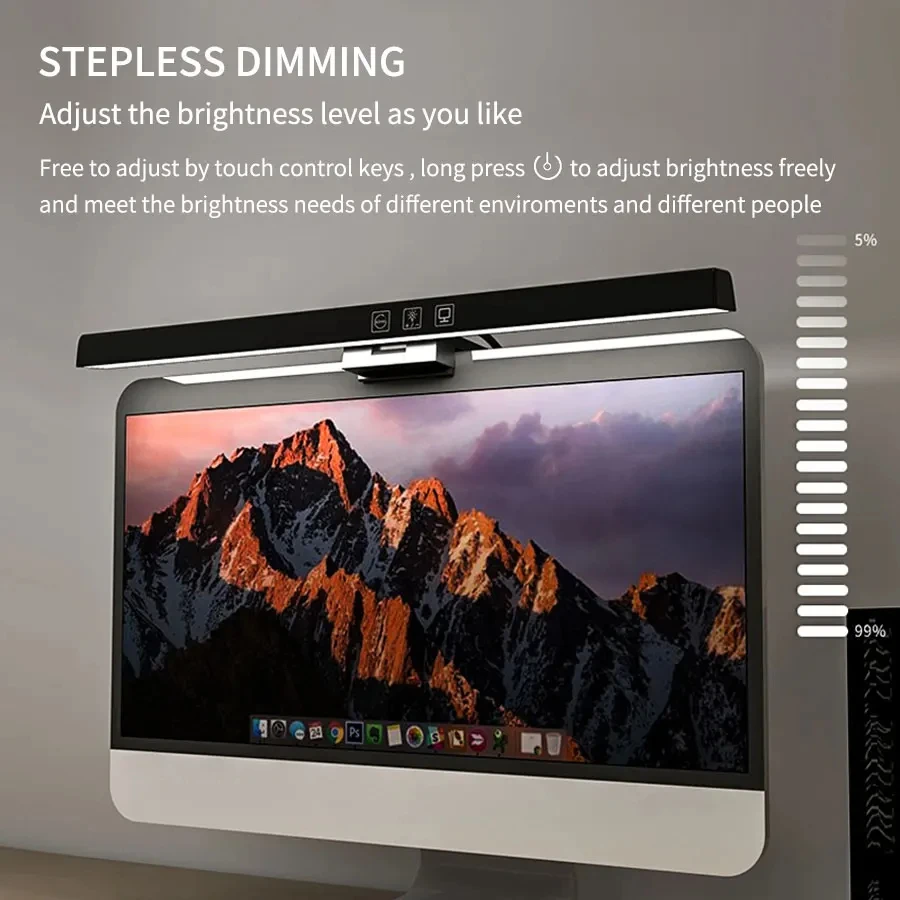 33cm 50cm LED Monitor Light Re - Desk Setup No Monitor recension och pris