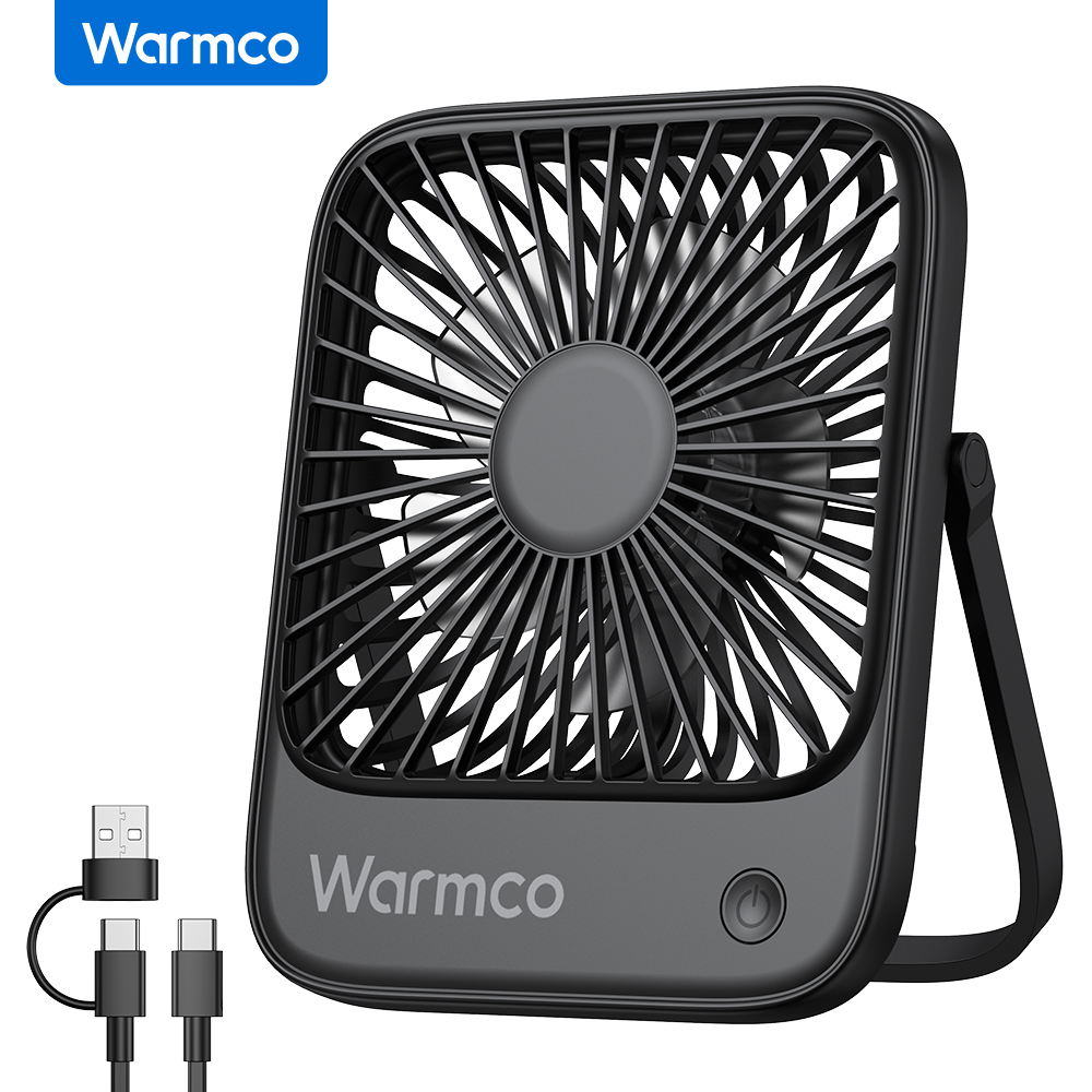 Warmco Mini Fan USB Desk Fan P - Fan Desk Small Usb recension och pris