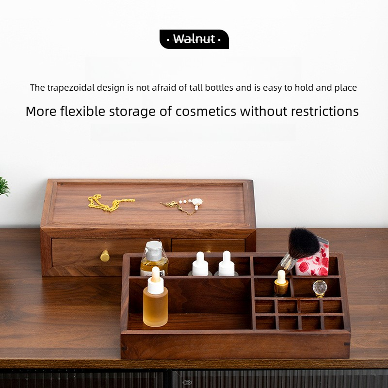 Solid Wood Double Layer Organi - Drawer Organizer Bamboo recension och pris