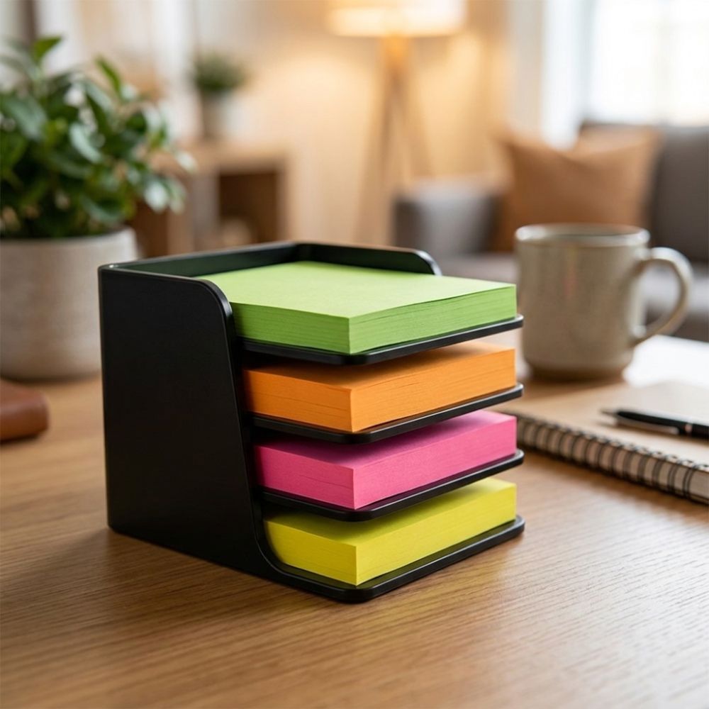 Stackable Sticky Note Holder L - Sticky Memo Holder recension och pris