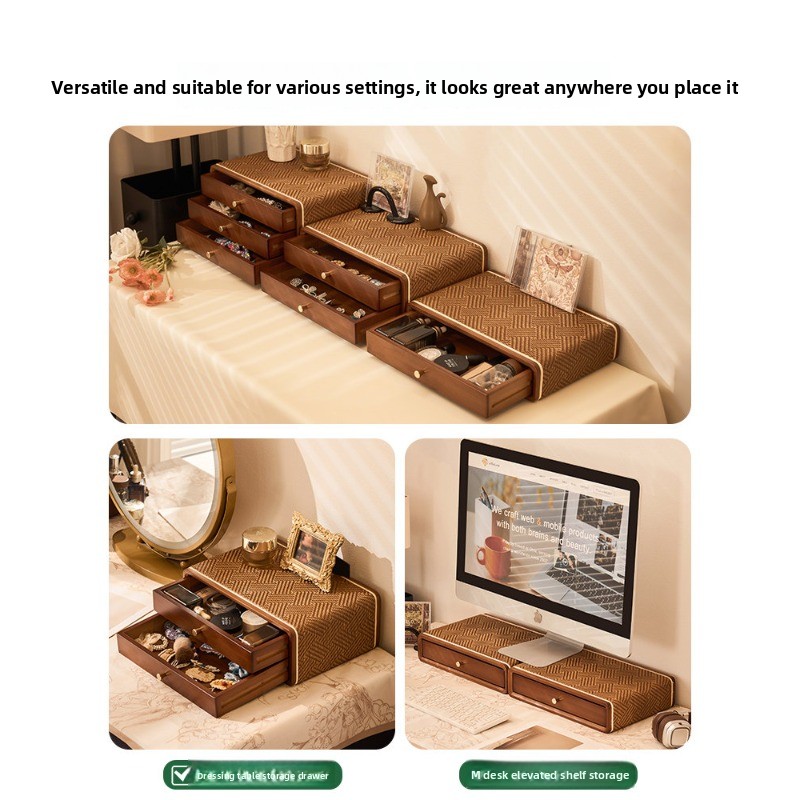 Vintage Drawer Desktop Organiz - Drawer Organizer Bamboo recension och pris